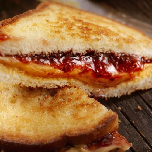 Grilled Peanut Butter and Jelly Sandwich-Photographed on Hasselblad H3D2-39mb Camera